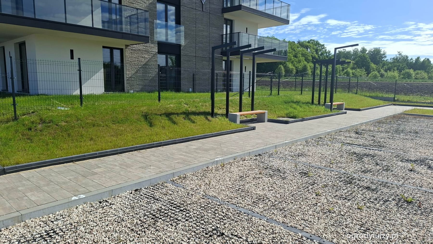 Ogród przed realizacją